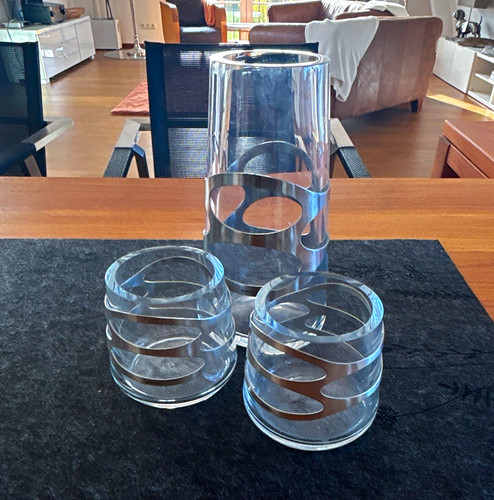 Stelton vasen 3er set glas - vasen, mit